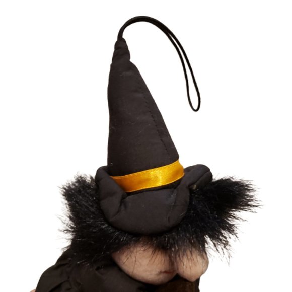 Vintage People Pals Witch Plush Toy Black OS Halloween Retro 90s Stuffed Animal - Picture 7 of 11